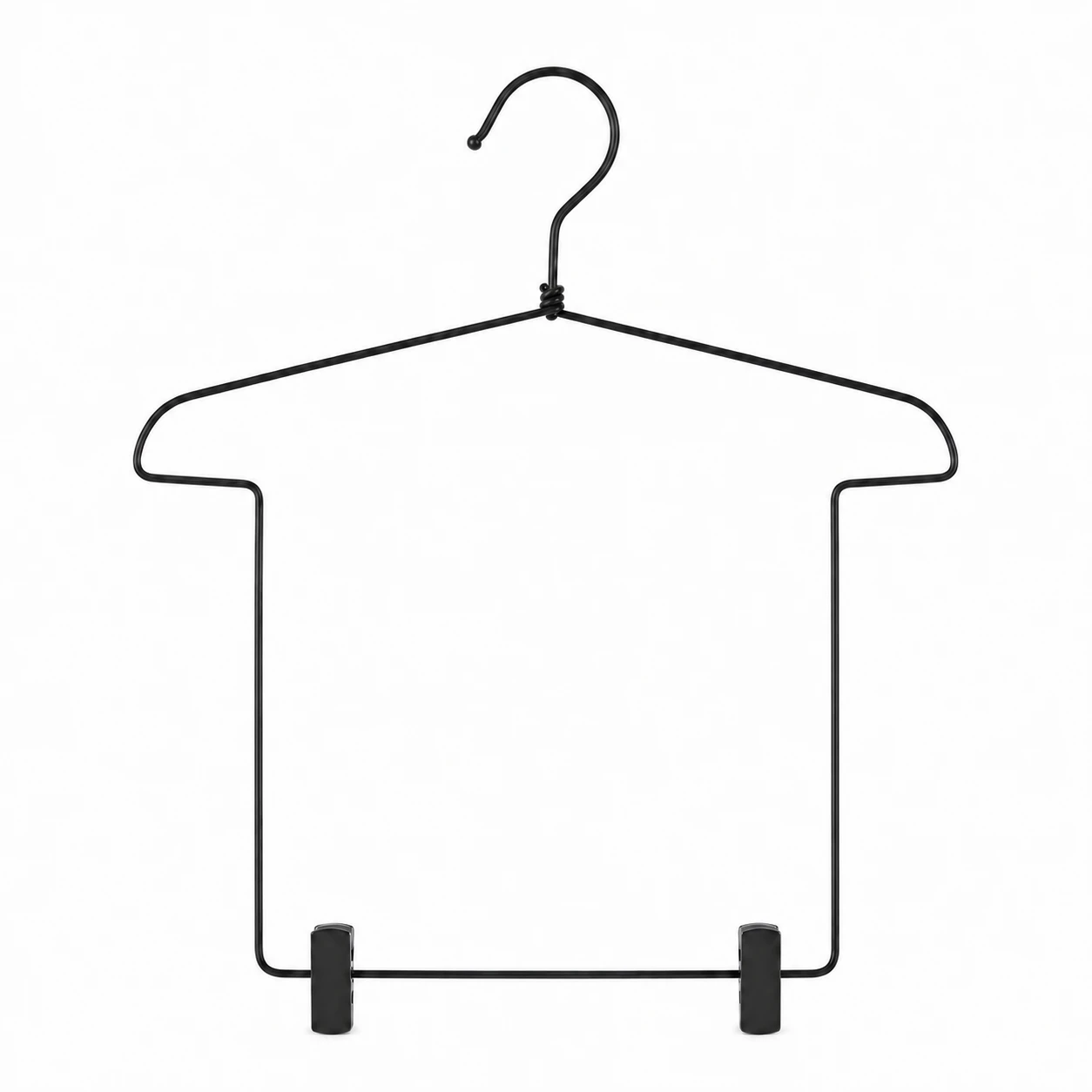 원피스 철 옷 걸이(바지 클립 포함)